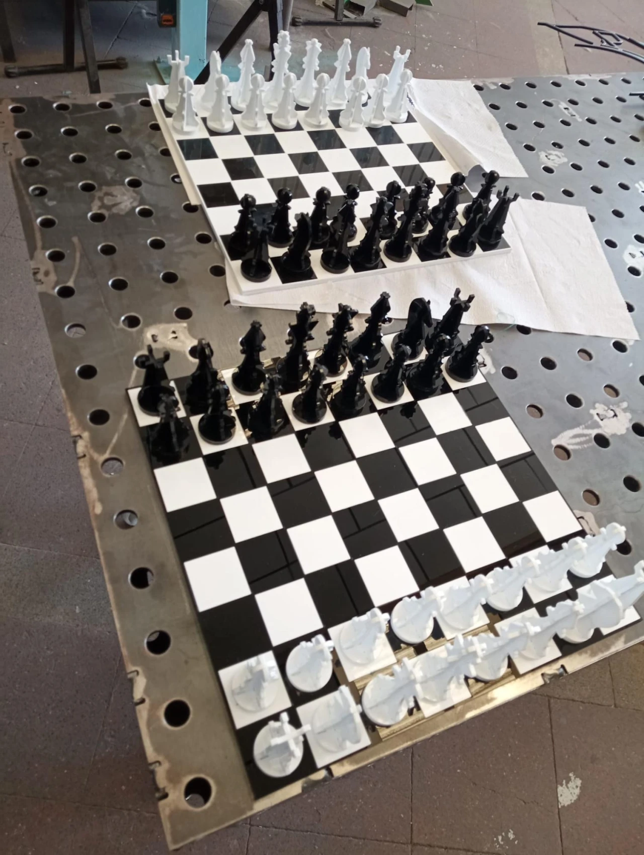 piezas de ajedrez l�ser