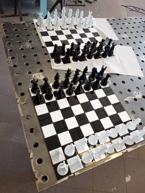 piezas de ajedrez l�ser